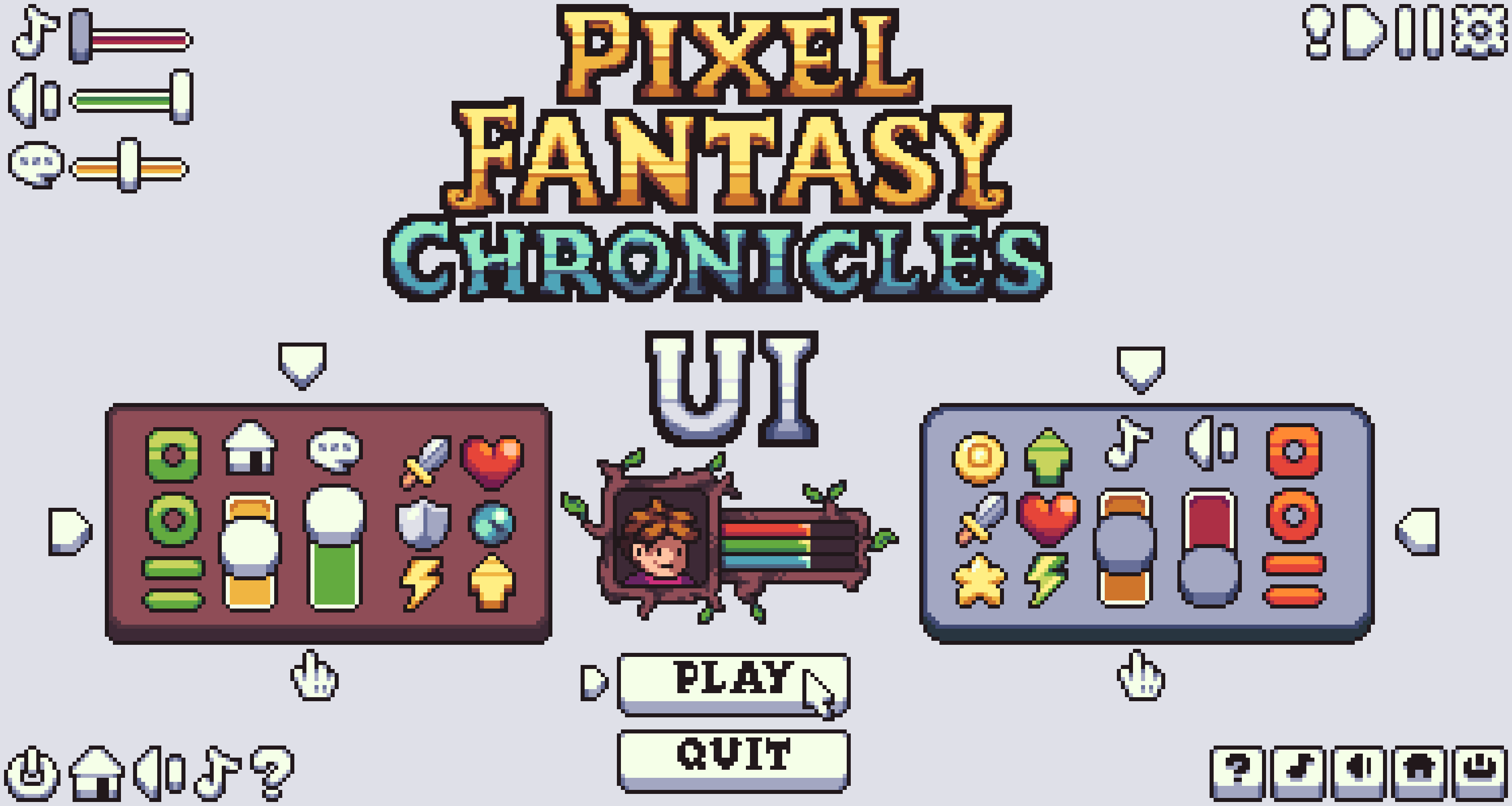 Pixel Fantasy Chronicles - UI Asset Pack