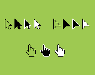 Pixel Cursor Pack by greedy_toad