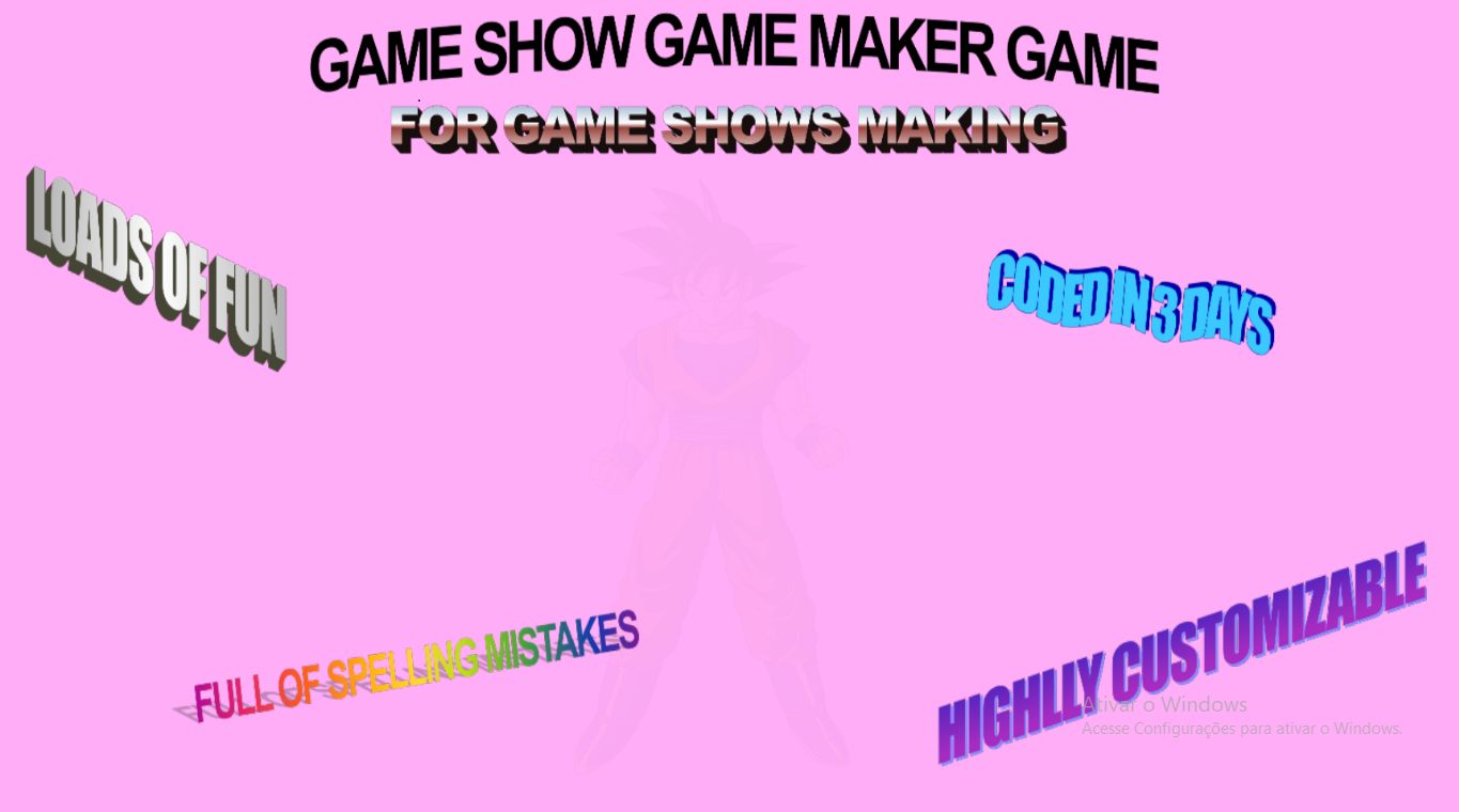 GAME SHOW GAME MAKER GAME  FOR GAME SHOWS MAKING V1.0.1