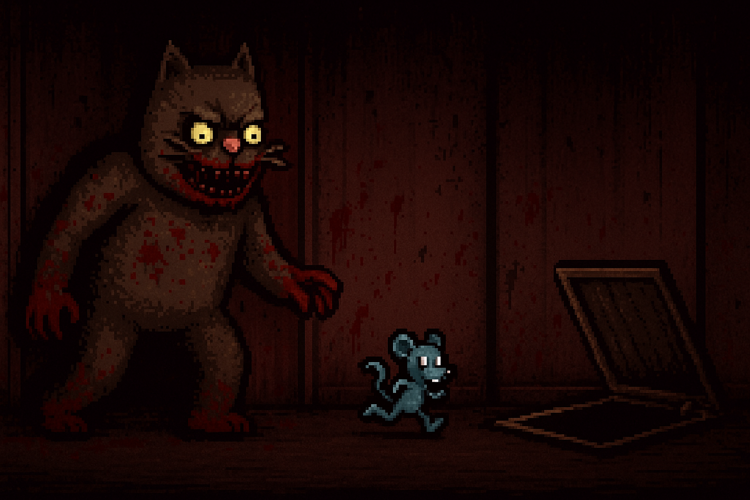 Cover image for The Blood Maze