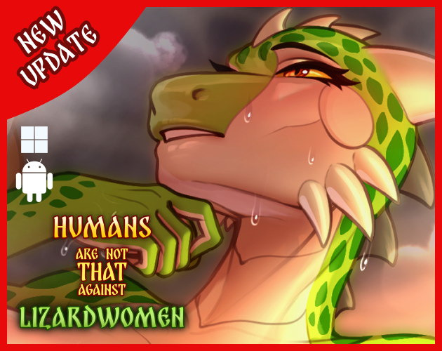 Cover image for Humans are not that against Lizardwomen