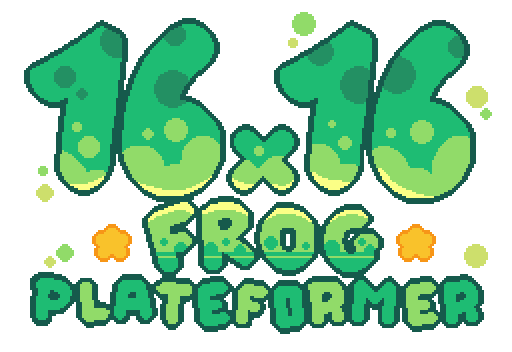 [16x16] Frog Platformer - Asset Pack
