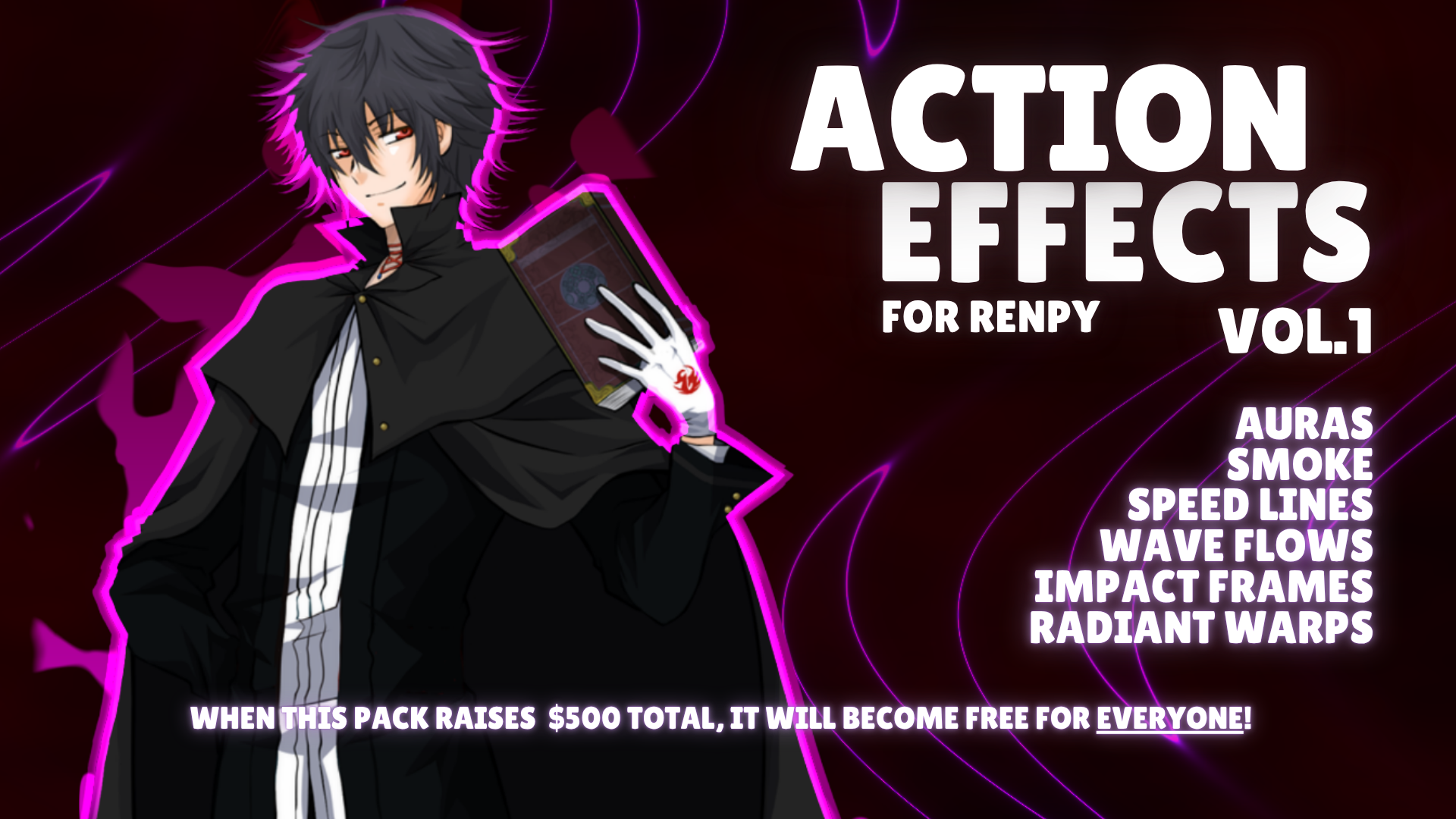 Make Visual Novels! Action Effects