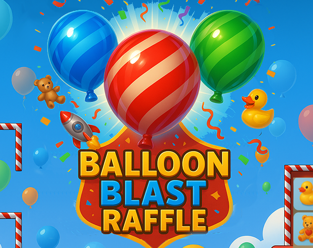 Balloon Blast Raffle Tilt Game