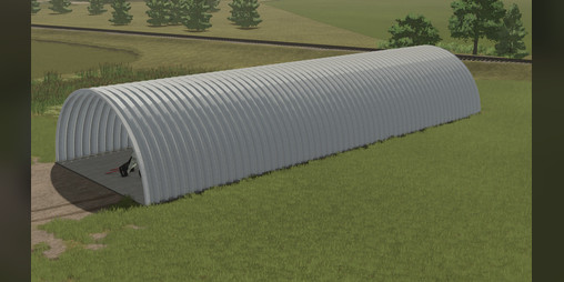 Cover image for FS25 Open End Quonset Hut