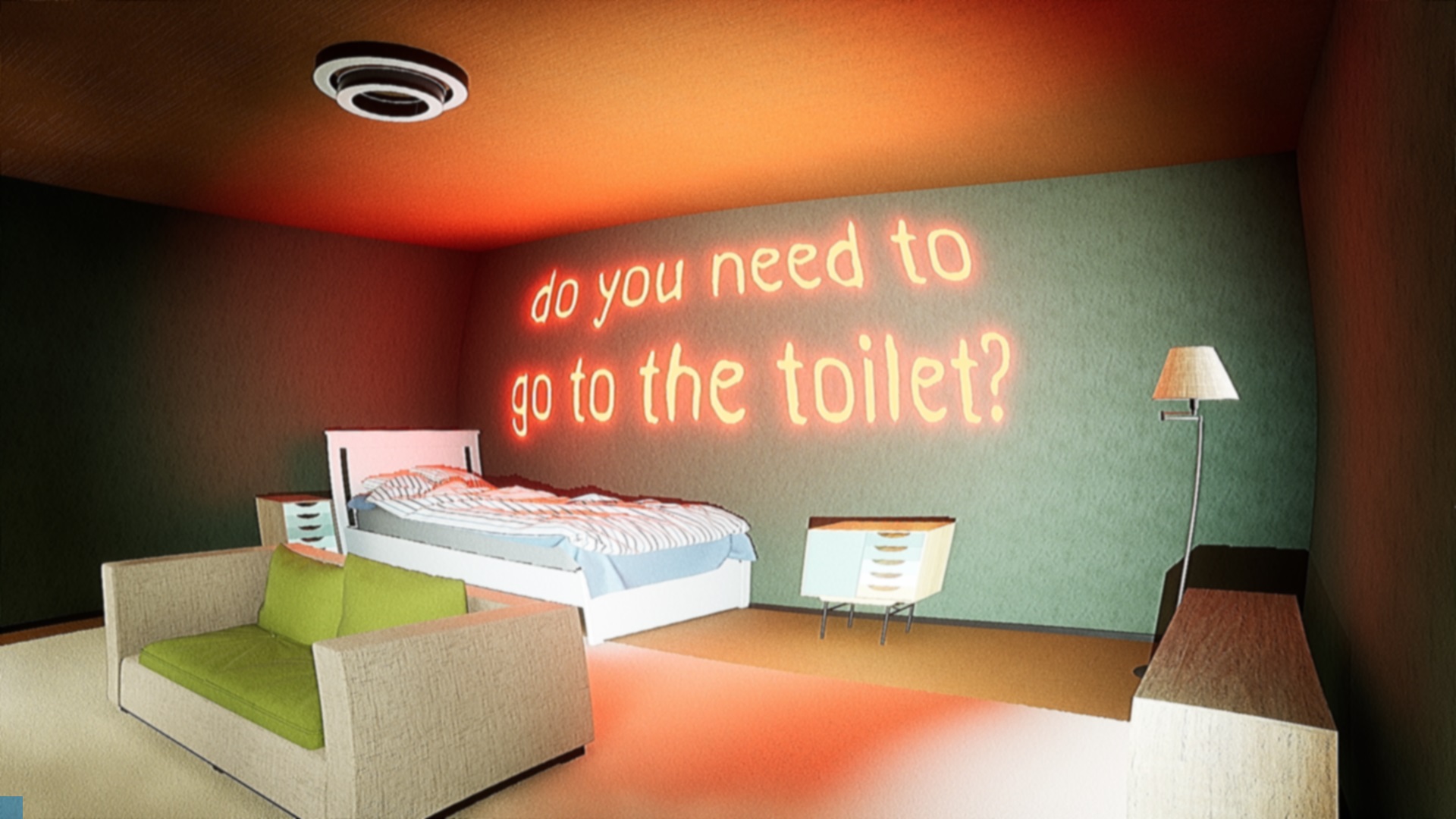 you need to go to toilet?