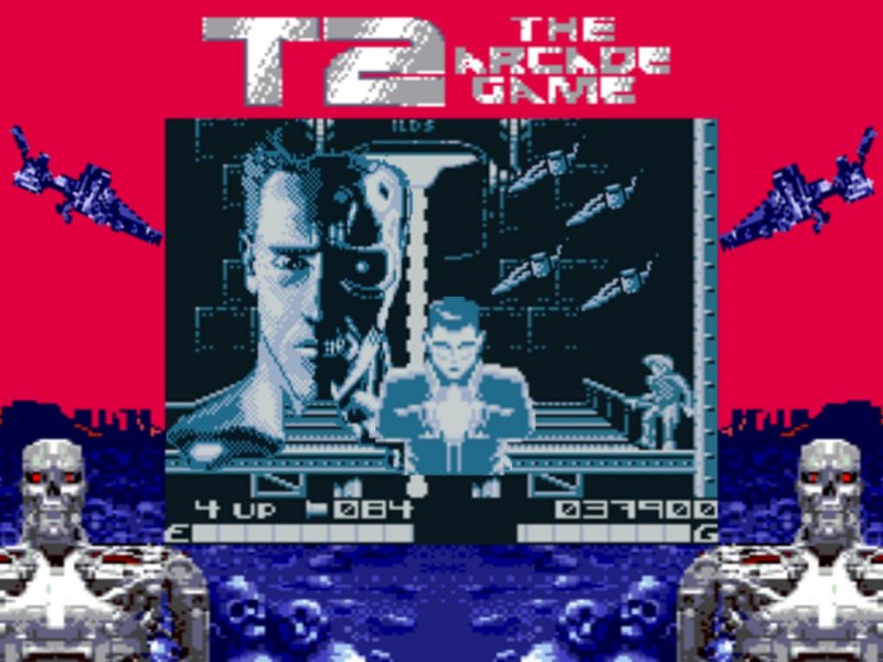 T2: The Arcade Game (ターミネーター2) SGB Enhanced (Super Game Boy)
