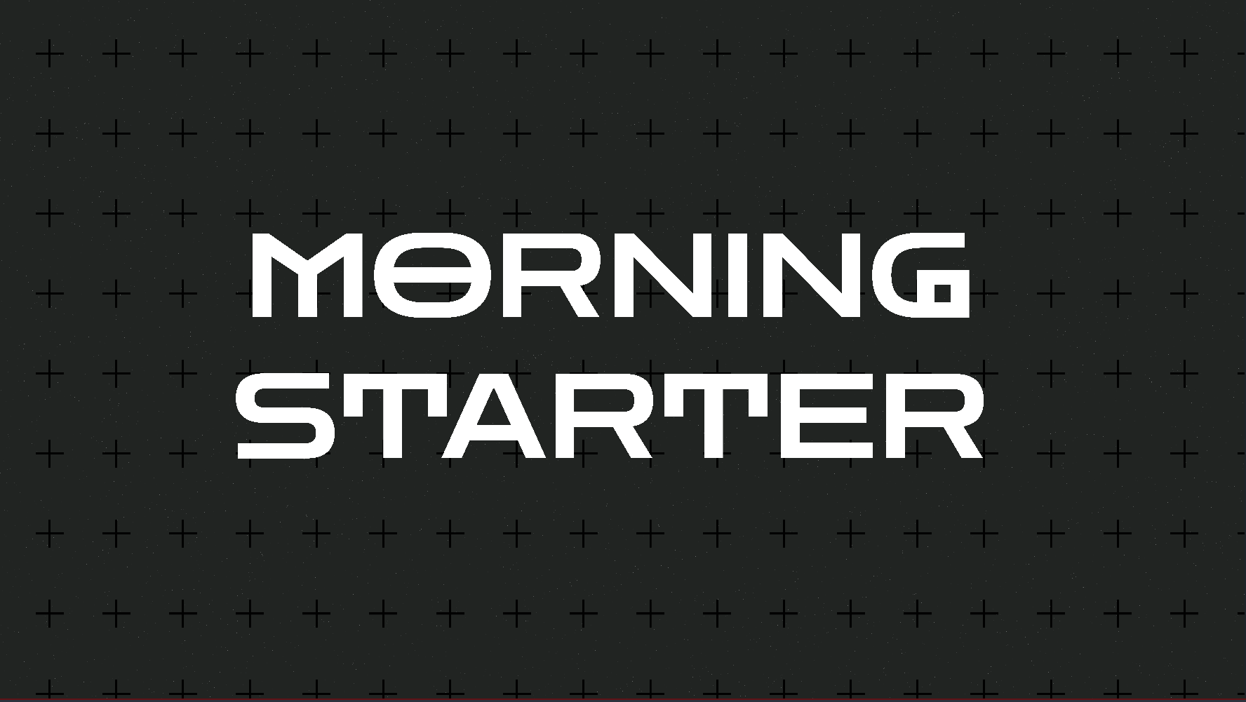 Cover image for MORNING STARTER