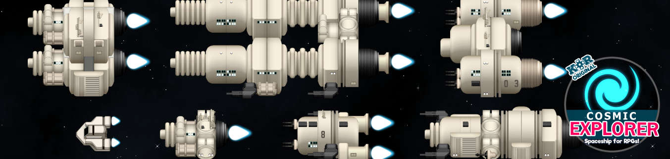 KR Cosmic Explorer ~ Spaceship Tileset for RPGs