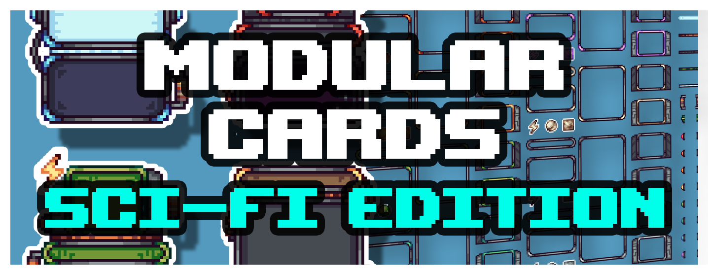 Modular Pixel Cards Sci-Fi Edition [8.9+ Trillion Combinations]
