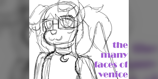 Cover image for the many faces of venice