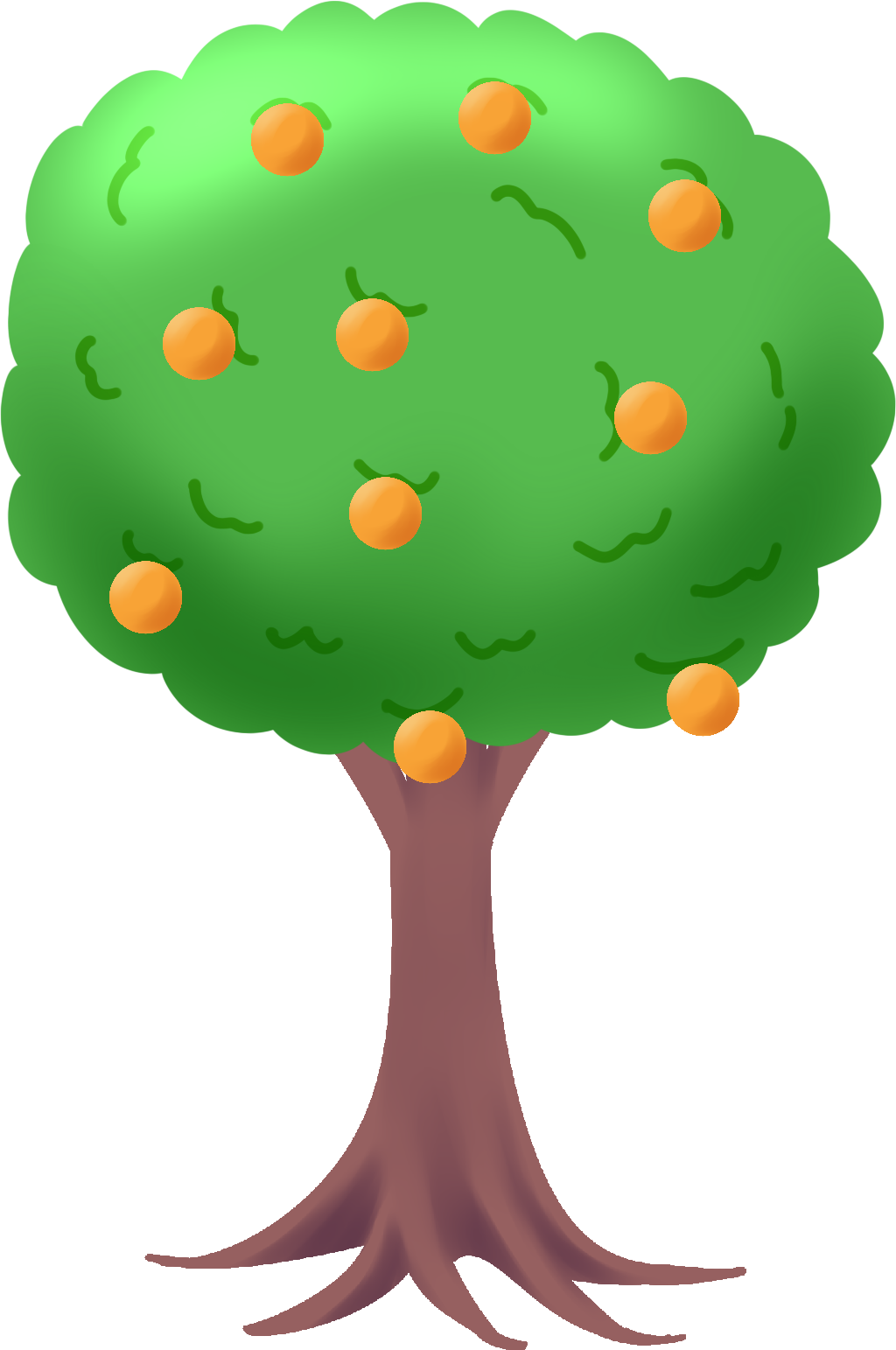 Harvestable Orange Tree