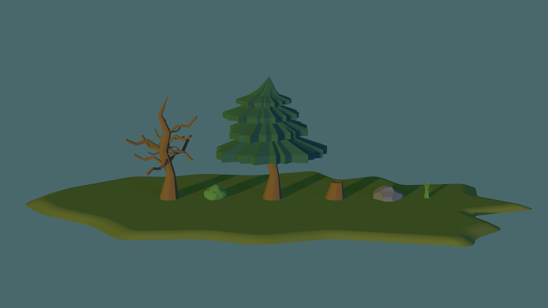 Low poly forest pack