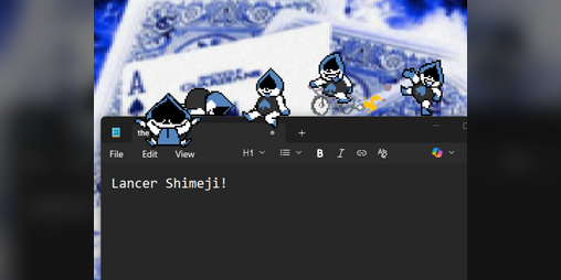 Cover image for [Shimeji] Lancer!