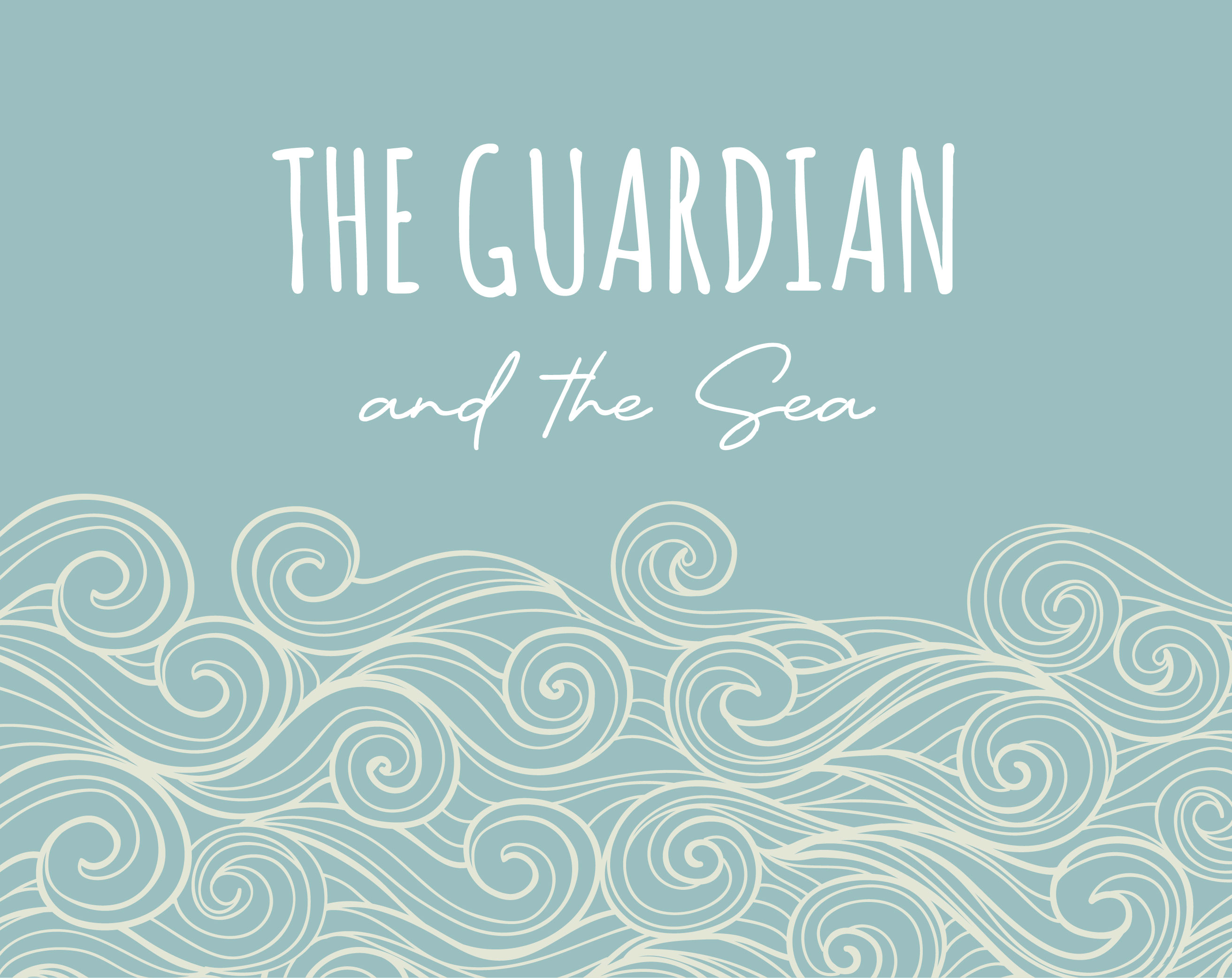 Cover image for THE GUARDIAN AND THE SEA