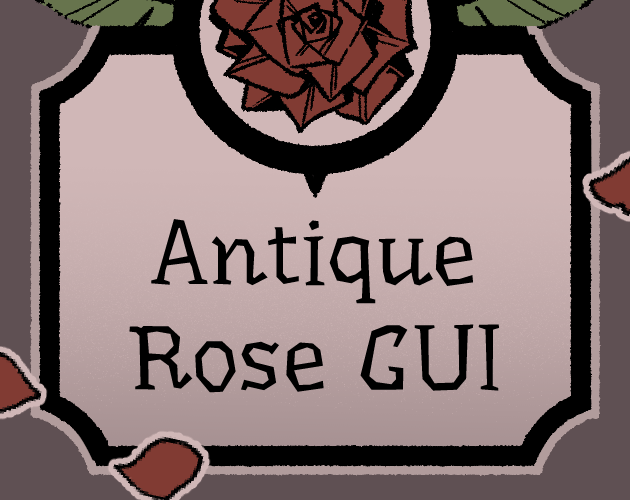 Antique Rose Ren'py GUI by Daniewise