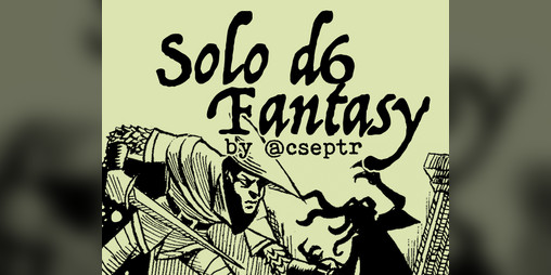 Cover image for Solo d6 Fantasy