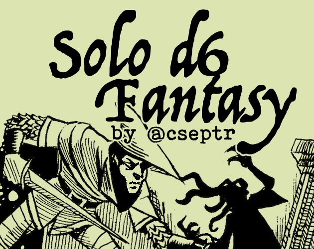 Cover image for Solo d6 Fantasy