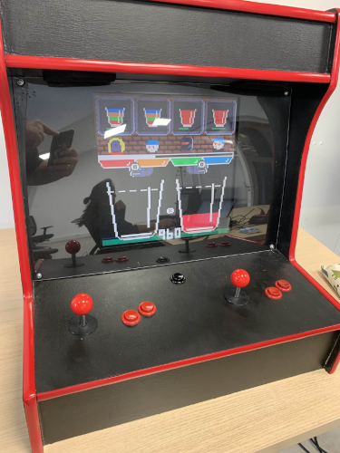 arcade cabinet of GB arcade cabinet of GB