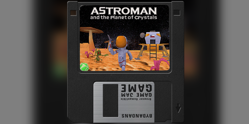Cover image for Astroman and the Planet of Crystals