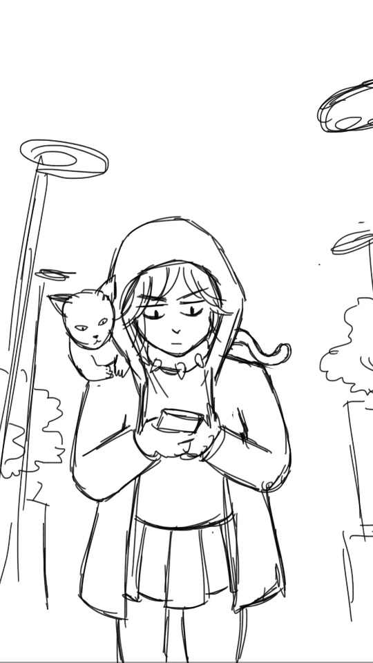 Sadie with her cat