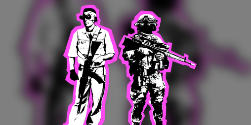 Cover image for 10 Paper mercenaries for dystopian futures