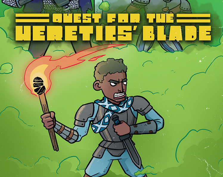 Cover image for Quest for the Heretics' Blade - A Shadowdark Module