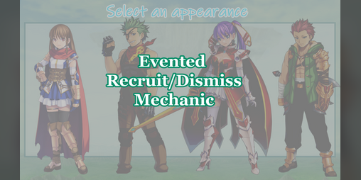 Cover image for RPG Maker: Evented Recruit and Dismiss Mechanic