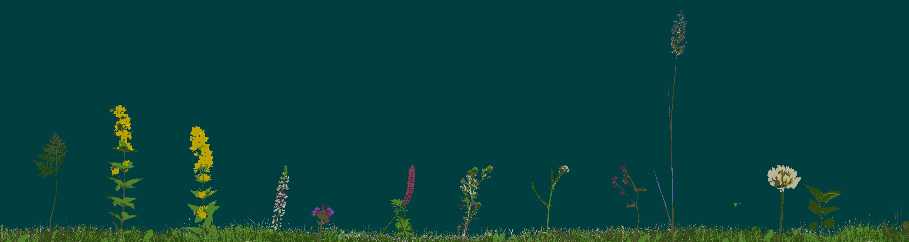 Minature forest tileset
