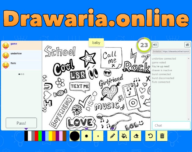 Игра рисовать и угадывать drawaria online