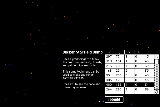 Cover image for Decker Starfield Demo