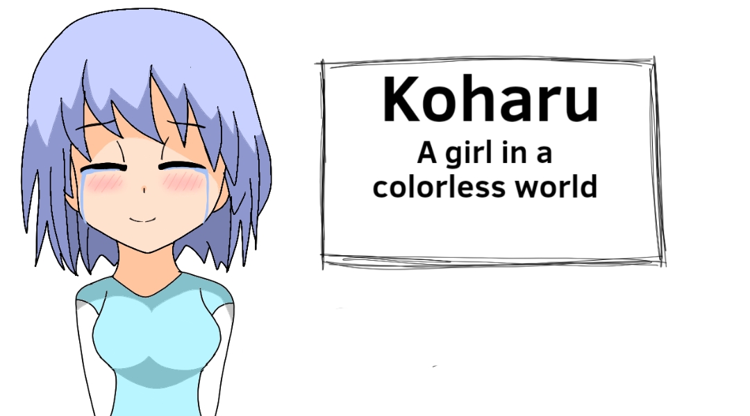 Koharu: a girl in a colorless world