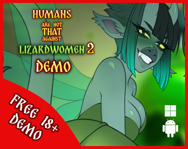 Cover image for Humans are not that against Lizardwomen 2 DEMO