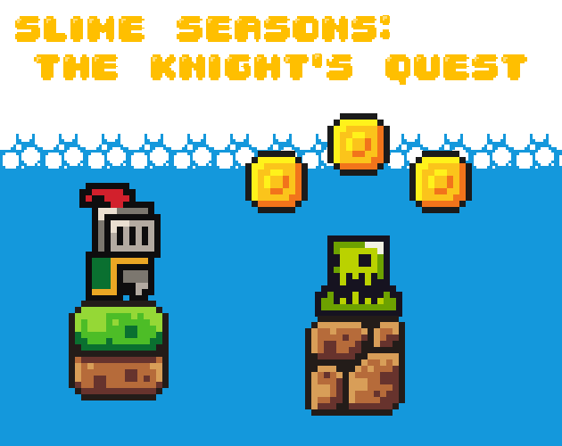 Cover image for Slime Seasons: The Knight's Quest