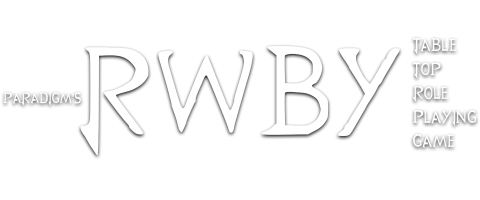 Paradigm's RWBY Tabletop Role-Playing Game