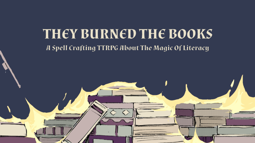 THEY BURNED THE BOOKS