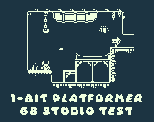 Cover image for 1-bit Gameboy Platformer Test