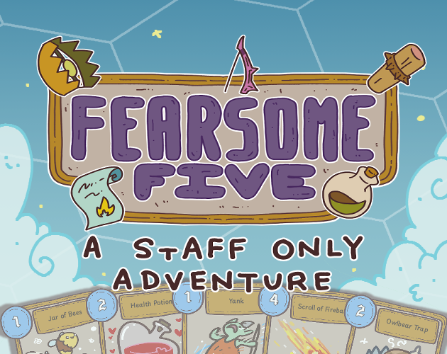 Cover image for Fearsome Five - A Staff Only Adventure
