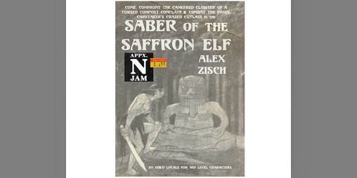 Cover image for Saber of the Saffron Elf