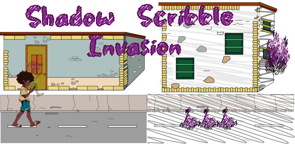Shadow Scribble Invasion