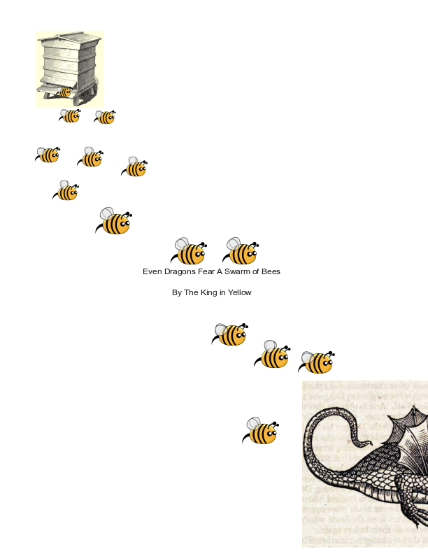 Cover image for Even Dragons Fear A Swarm Of Bees