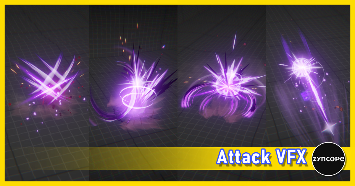 Attack VFX pack for Unity