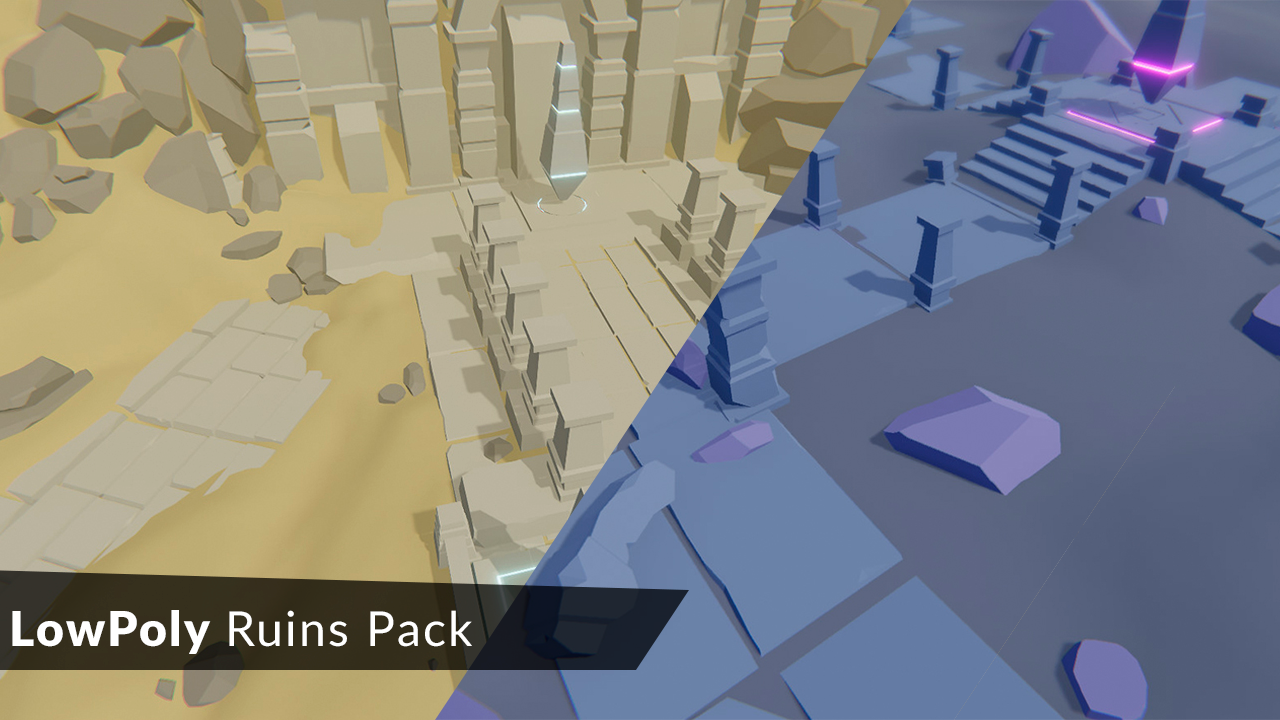 LowPoly Ruins Pack