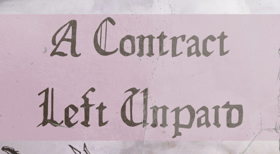 Cover image for A Contract Left Unpaid