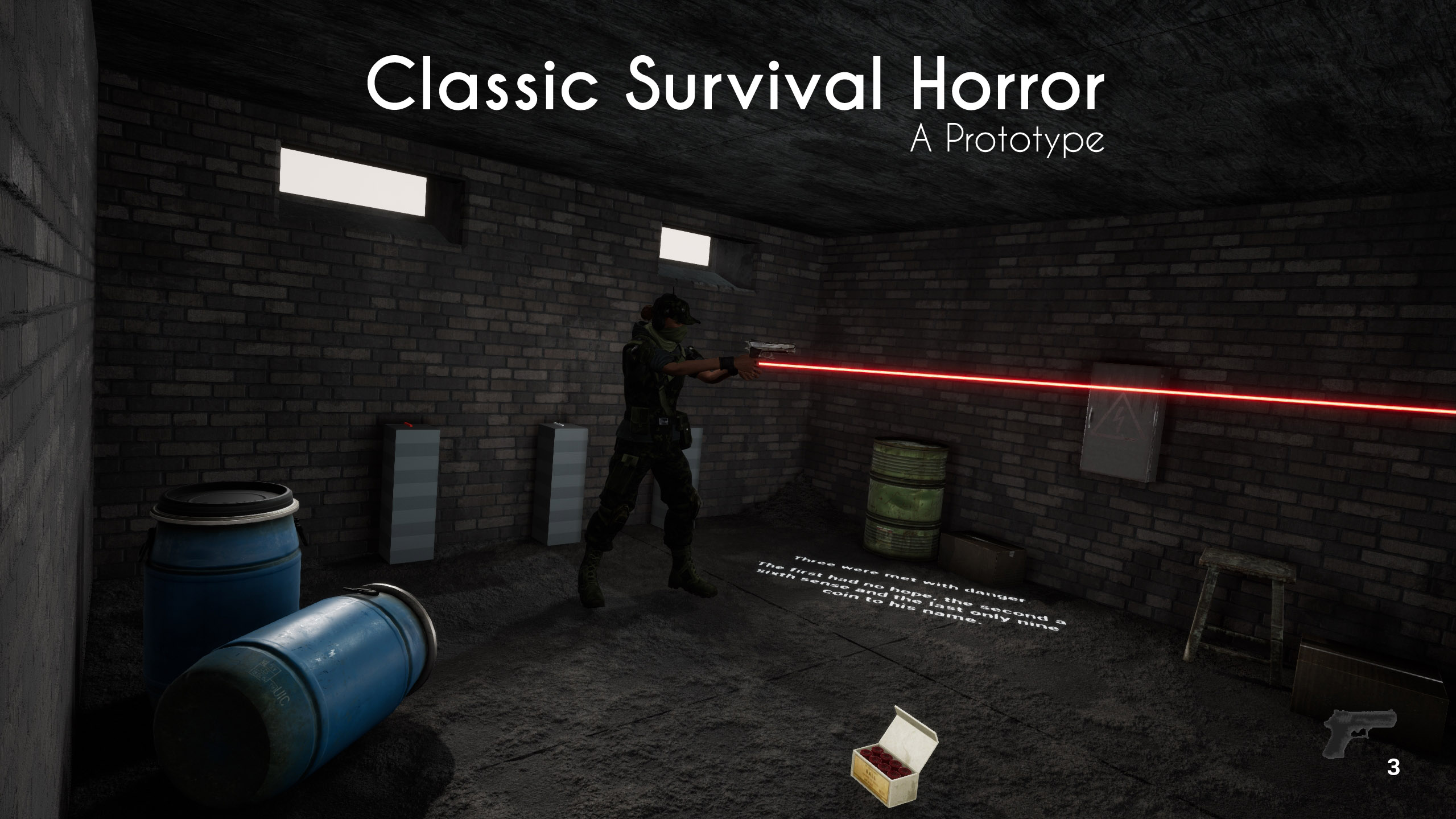 Classic Survival Horror (Prototype) by bleakmillgames