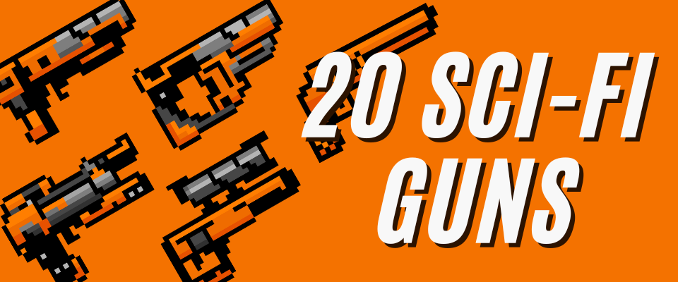 20 Sci-Fi Guns weapons pack