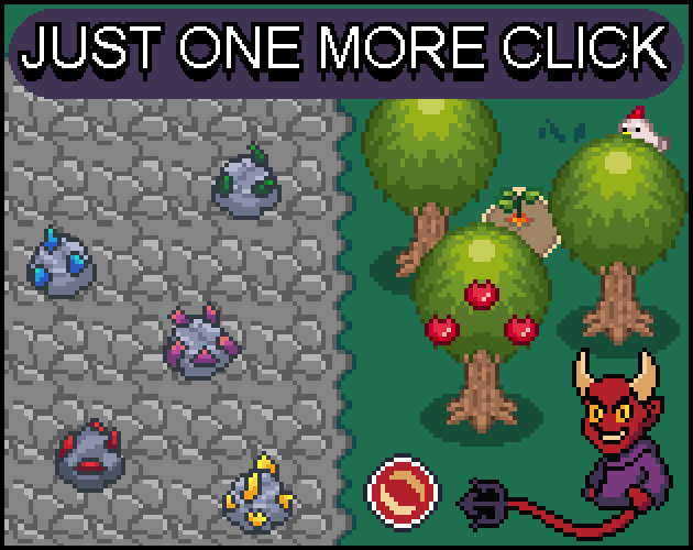 Cover image for Just one more click
