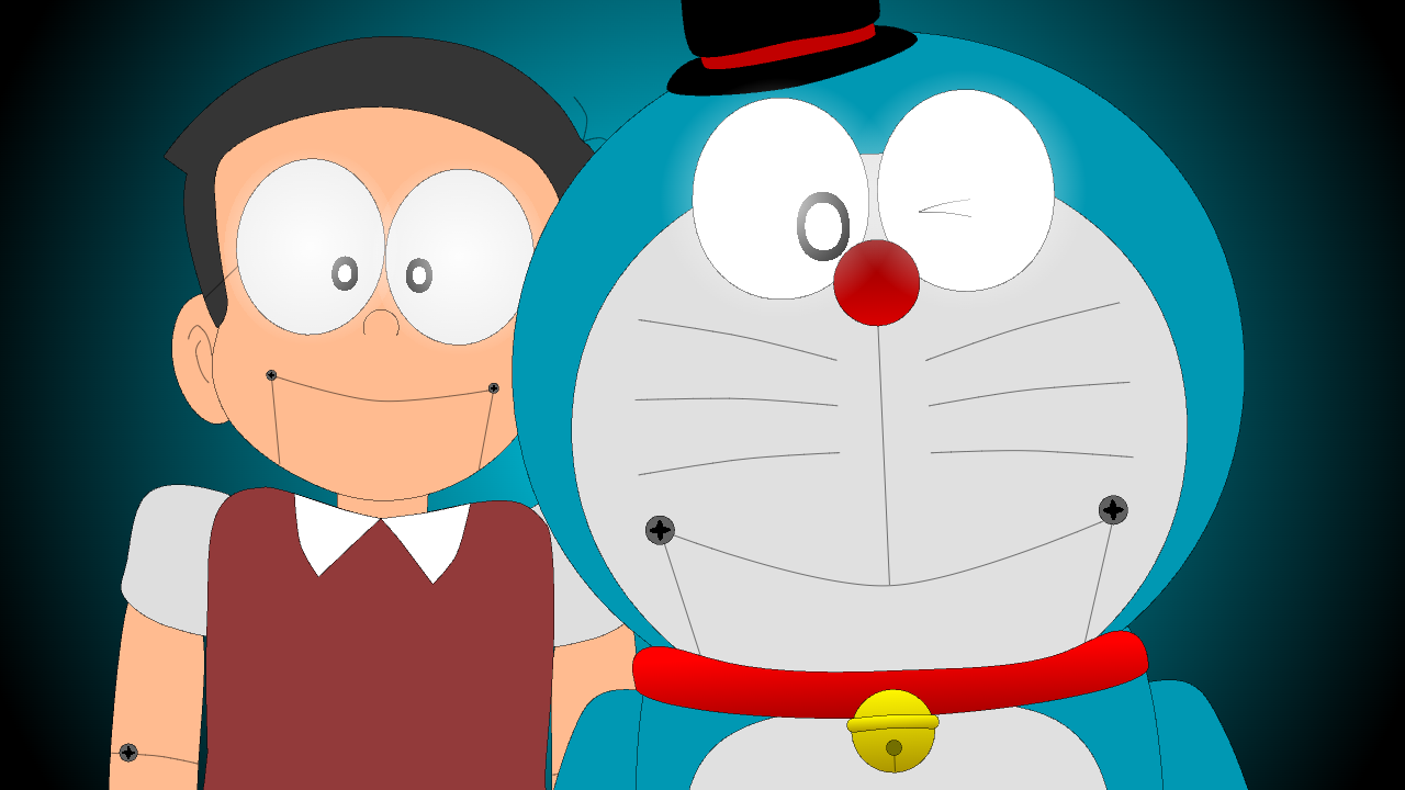 😺 Cosmic Nights at Doraemon's 🤖 (FNaF's 1 Parody)