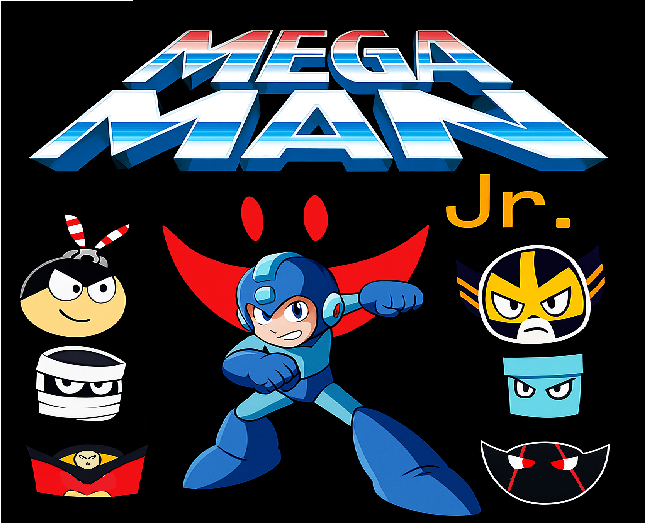 Cover image for Mega Man Jr. - The Game