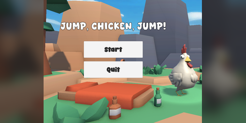 Cover image for JUMP, CHICKEN, JUMP!